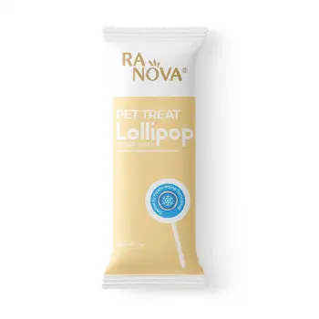 Ranova Keçi Sütlü Doğal Kurutulmuş Lolipop Kedi Ödülü 1.4 g