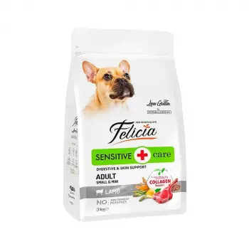 Felicia Düşük Tahıllı Hipoalerjenik Kuzu Etli Küçük Irk Yetişkin Köpek Maması 3 Kg