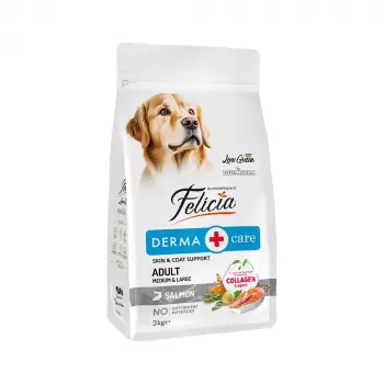 Felicia Düşük Tahıllı Hipoalerjenik Somonlu Orta ve Büyük Irk Yetişkin Köpek Maması 3 Kg