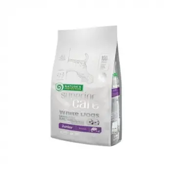 Natures Protection Beyaz Tüylü Köpekler İçin Somonlu Yavru Köpek Maması (1,5 kg)