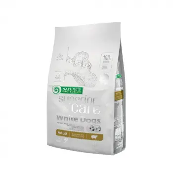 Natures Protection Beyaz Tüylü Köpekler İçin Kuzu Etli Küçük Irk Yetişkin Köpek Maması (1,5 Kg)