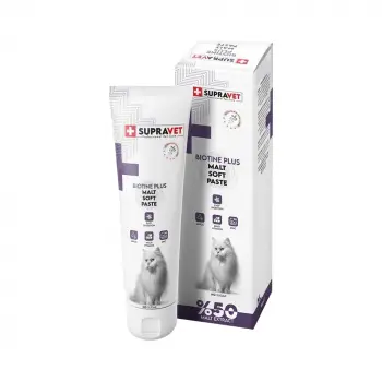 Supravet Biotine Plus Kediler İçin Tüy Sağlığı Güçlendirici Malt Macun 100 gr