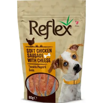 Reflex Tavuklu Peynirli Sosis Köpek Ödülü 80 gr