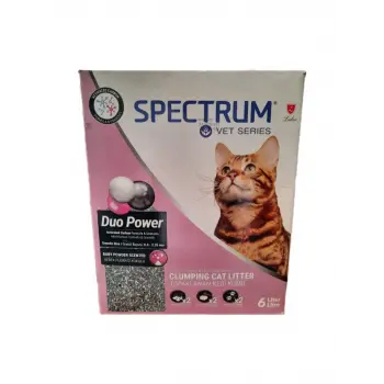 Spectrum Duo Power Active Carbon&bebek Pudralı Kedi Kumu 6 Lt