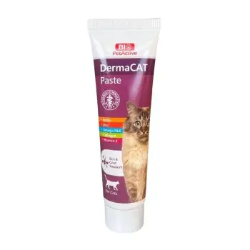 Bio PetActive Derma Cat Cilt Sağlığı Destekleyici Kedi Vitamin Macunu 100 Ml