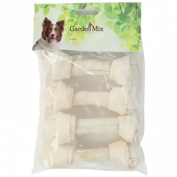 Garden Mix Beyaz Düğümlü Deri Kemik 4lü