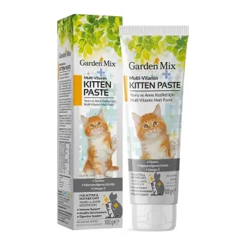 Garden Mix Yavru ve Anne Kediler İçin Multivitamin Macun (100 g)