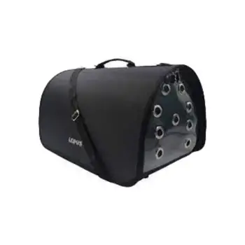Lepus Fly Bag Kedi ve Köpek İçin Taşıma Çantası Siyah (40 x 25 x 25 cm)