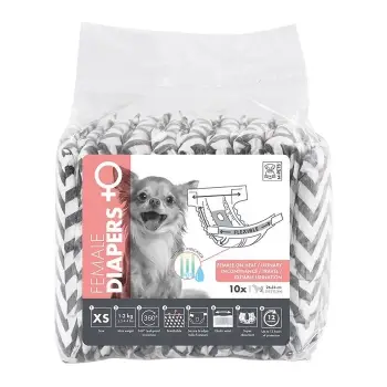 M-pets Diapers Dişi Köpekler İçin Külot Xs (10lu)