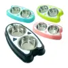 Nunbell Melamin Çelik Mama Kabı İkili