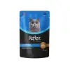 Reflex Plus Jöle İçinde Et Parçacıklı Ton Balıklı Ve Alabalıklı Yetişkin Kedi Maması 85 Gr
