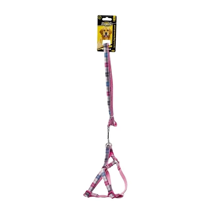 Doglife Ekose Desenli Köpek Tasması Karışık Renkli 1.5 Cm