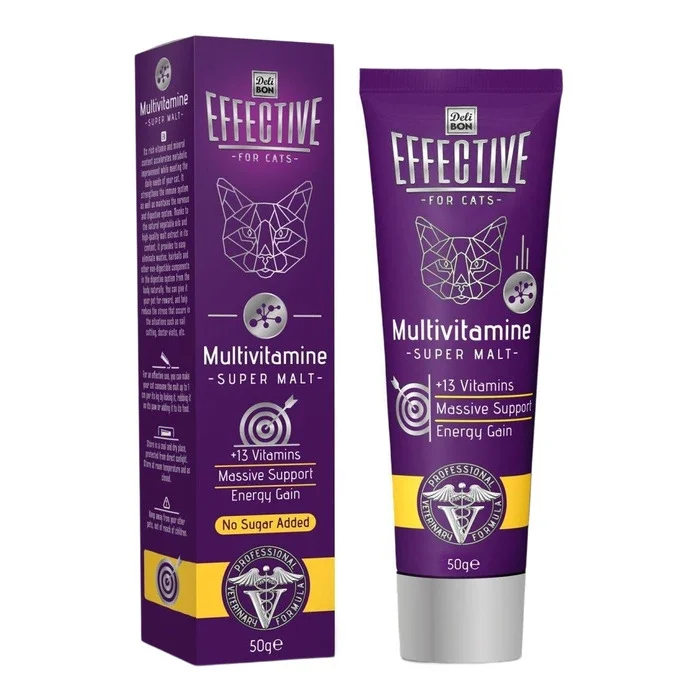 Delibon Effective Yavru Yetişkin Enerji Destekleyici Multi Vitamin Macun 50 Gr