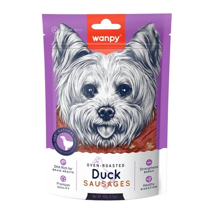 Wanpy Ördek Etli Sosis Köpek Ödülü 100 Gr