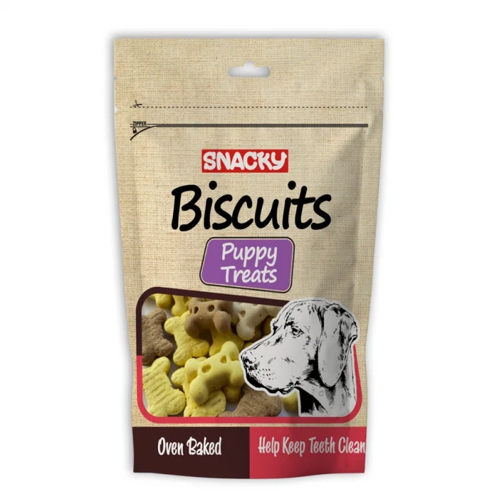 Snacky Puppy Treats Diş Temizliği Destekleyici Köpek Ödül Bisküvisi 200 Gr