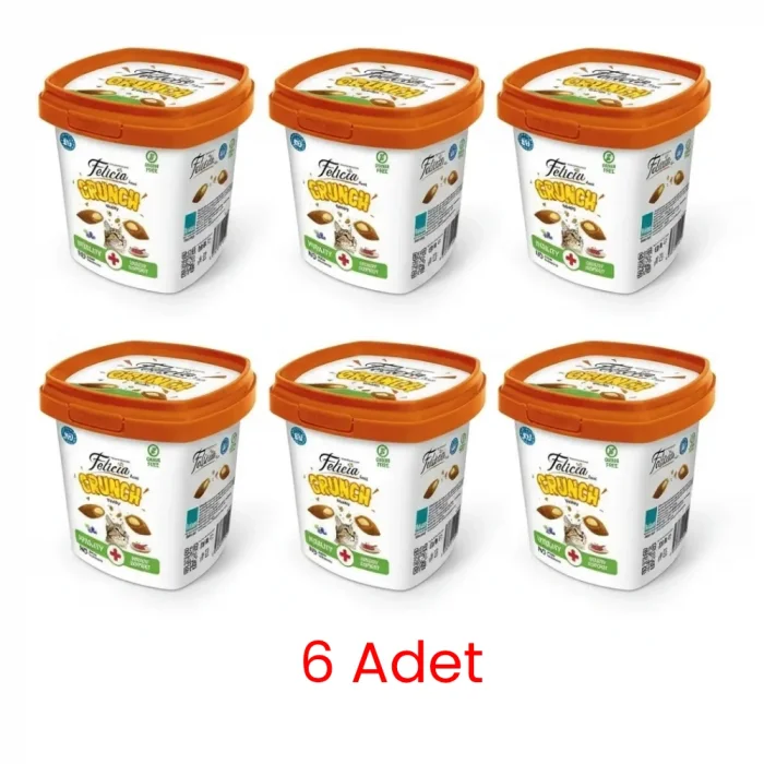 Felicia Crunch Vitality Kedi Ödülü 100 gr 6lı