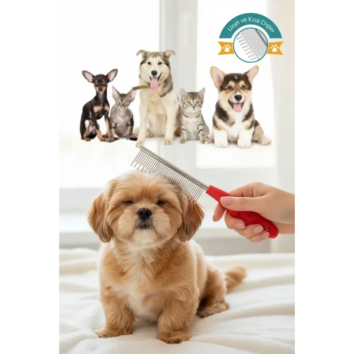 Vetinova Kedi Köpek Tek Taraflı Kıtık Açıcı Tarak
