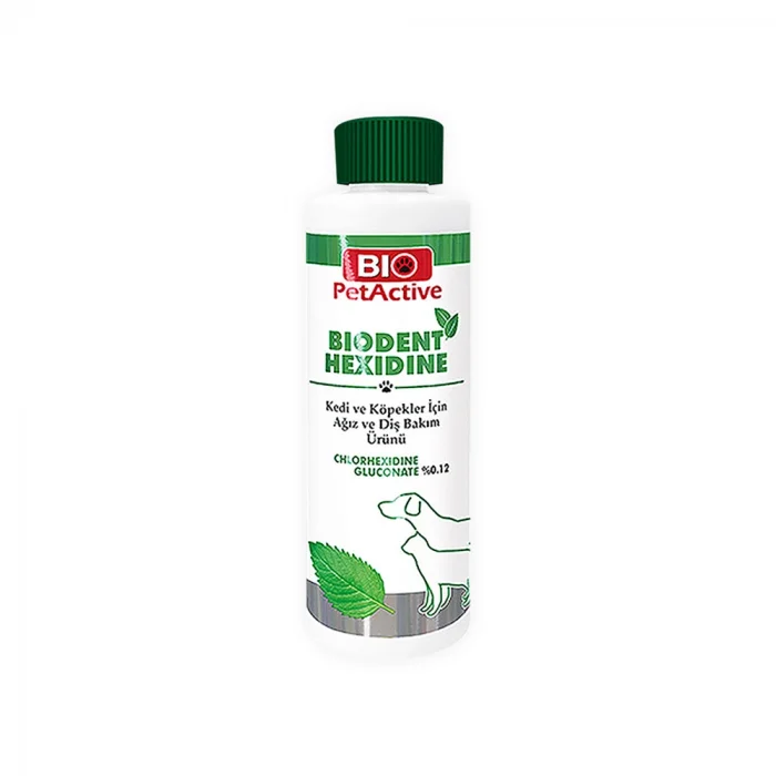 Bio PetActive Biodent Hexidine Ağız ve Diş Bakım Solüsyonu (250 ml)