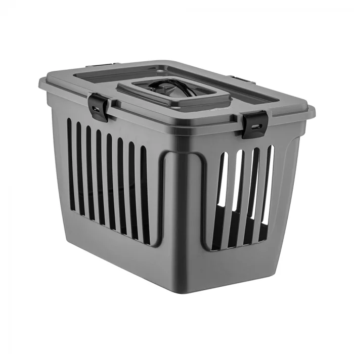 Reflex Care Troya Kedi ve Köpek Taşıma Çantası Gri (49,5 x 33,5 x 33 cm)