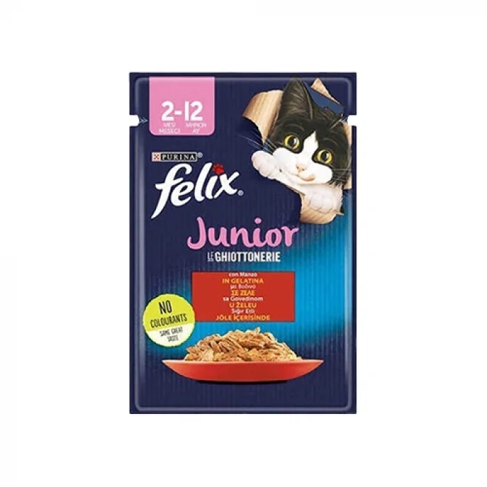 Felix Sığır Etli Yavru Kedi Konserve Maması 85 gr