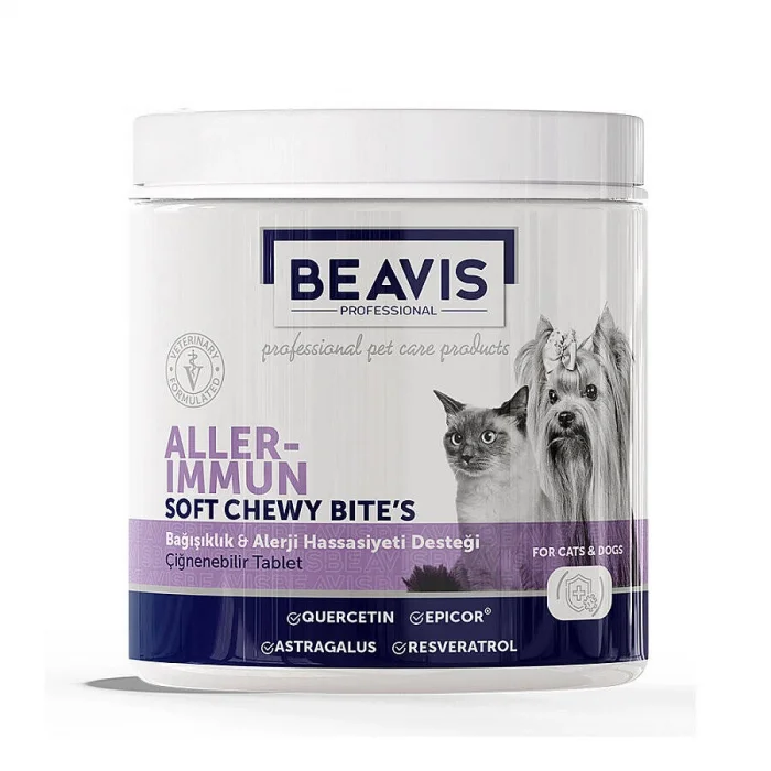 Beavis Aller İmmun Kedi Ve Köpekler İçin Bağışıklık Destekleyici Çiğnenebilir Tablet 105 Gr