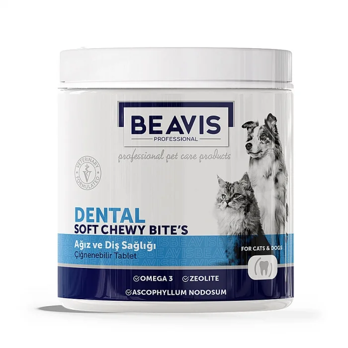 Beavis Dental Kedi Köpek Ağız Ve Diş Sağlığı Destekleyici Çiğnenebilir Tablet 105 Gr