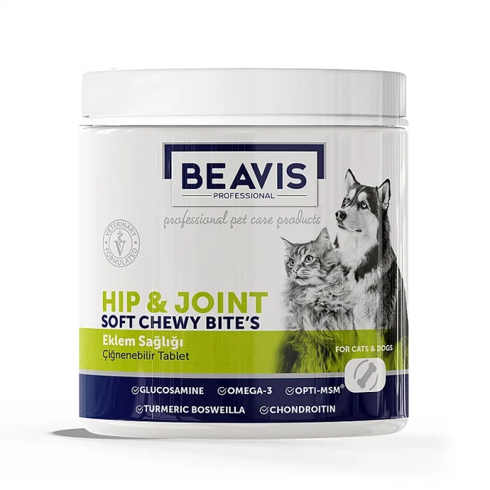 Beavis Hip Joint Kedi Köpek Eklem Sağlığı Destekleyici Çiğnenebilir Tablet 105 Gr