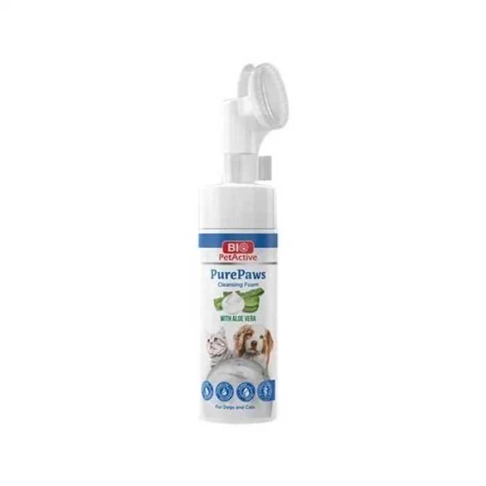 Bio PetActive Pure Paws Cleansing Foam Kedi ve Köpek Pati Temizleme Köpüğü 150 Ml