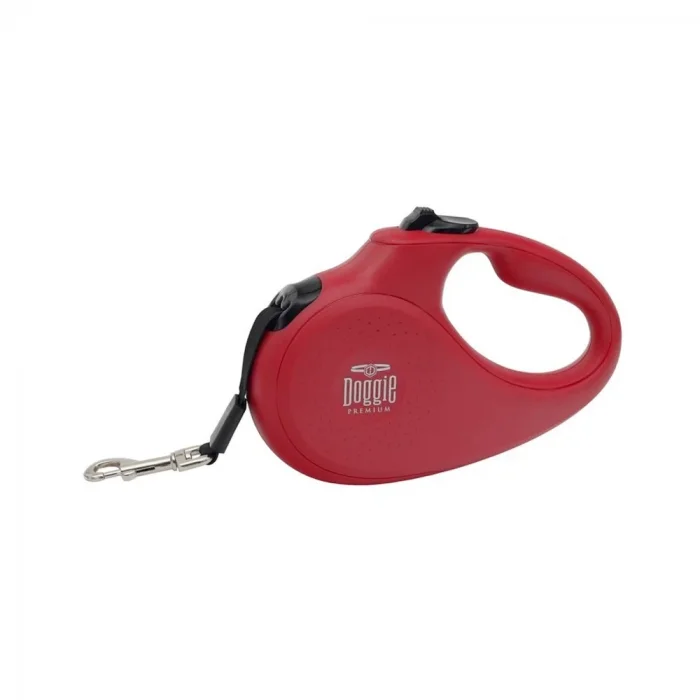 Doggie Master Otomatik Kırmızı Köpek Tasması M (25 kg)