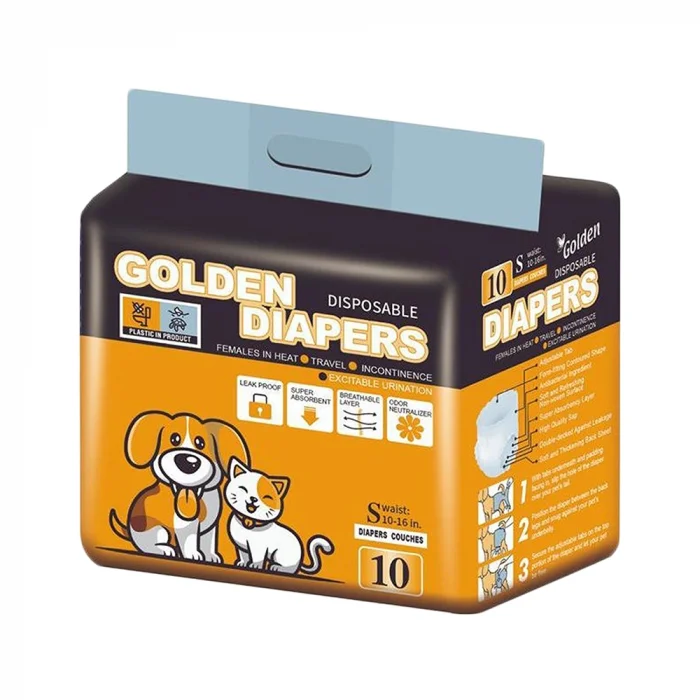 Golden Diapers Köpek Bezi (S) 10lu