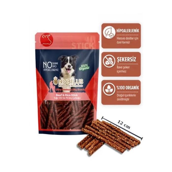Nobilus Biftek Etli Çubuk Köpek Ödül Maması 80 gr