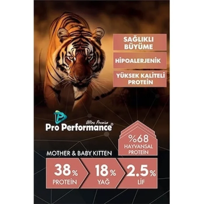 Pro Performance Somon Balıklı, Pirinçli Ve Kızılcıklı Yavru Kedi Maması 2 Kg
