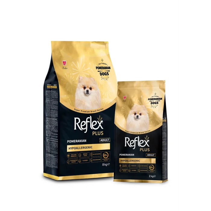Reflex Plus Hipoalerjenik Pomeranian Yetişkin Köpek Maması (8 kg)