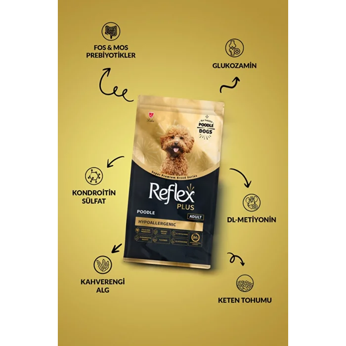 Reflex Plus Poodle Yetişkin Köpek Maması 8 kg