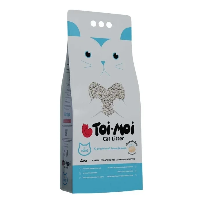 Toi Moi Marsilya Sabun Kokulu Hızlı Topaklanan Kedi Kumu 10 Kg