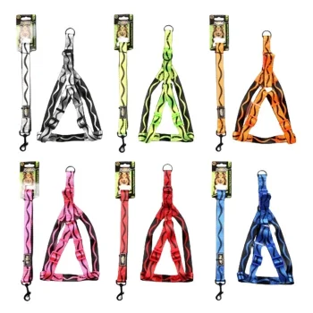 Doglife Desenli Köpek Göğüs Ve Gezdirme Tasması 2,5 cm