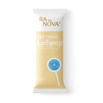 Ranova Keçi Sütlü Doğal Kurutulmuş Lolipop Kedi Ödülü 1.4 g