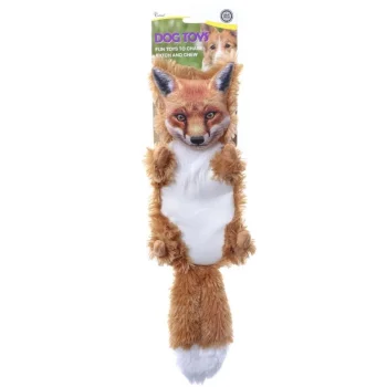 Eastland Sesli Peluş Tilki Köpek Oyuncağı (28 cm)
