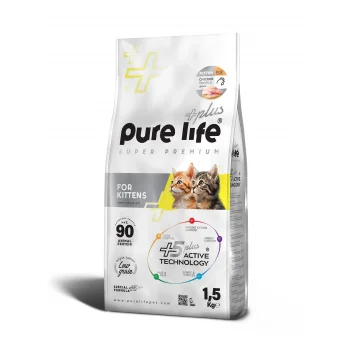 Pure Life Plus Tavuklu Yavru Kedi Maması 1,5 Kg