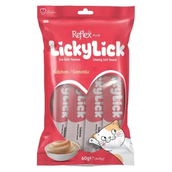 Lickylick Somonlu Sıvı Ödül Maması 4x15 Gr