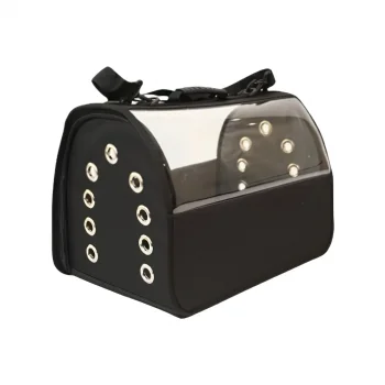 Petpretty Flybag Şeffaf Çanta Büyük Boy Siyah (30 x 30 x 49 cm)
