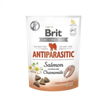Brit Care Antiparasitic Somonlu ve Papatyalı Parazit Önleyicili Köpek Ödül Maması 150 gr