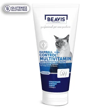 Beavis Glutensiz Hairball Control Multivitamin Gastointestinal Kedi Malt Paste 75 ml