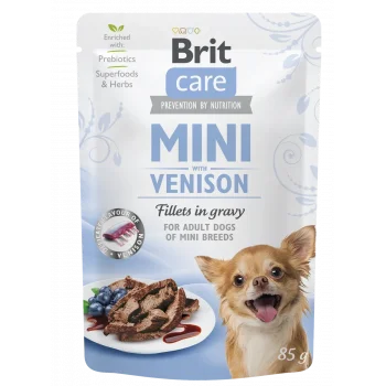 Brit Care Mini Irk Yetişkin Köpek Geyikli Yaş Mama 85 gr