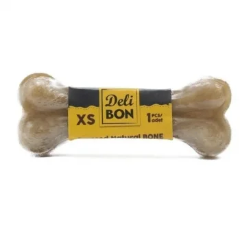 Delibon Pres Deri Köpek Çiğneme Kemiği S ( 7 cm ) Naturel