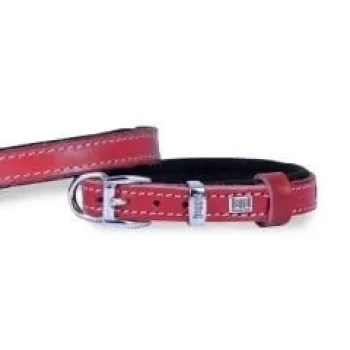Doggie Konforlu Gerçek Deriden El Yapımı Köpek Boyun Tasması 1,5x25-30 Cm