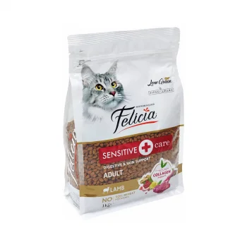 Felicia Az Tahıllı Yetişkin Kuzulu Kedi Maması 1 Kg