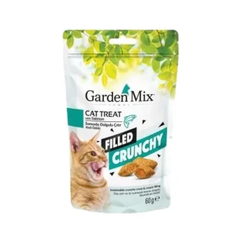 Garden Mix Somonlu İçi Dolgulu Çıtır Kedi Ödülü 60 gr