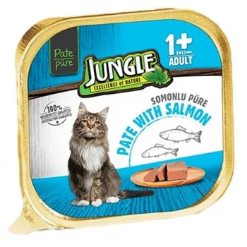 Jungle Balıklı Pate Yetişkin Konserve Kedi Maması 100 Gr