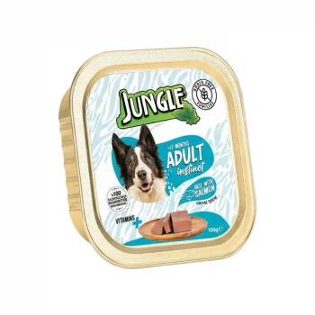 Jungle Somonlu Püre Yetişkin Köpek Maması 100 gr
